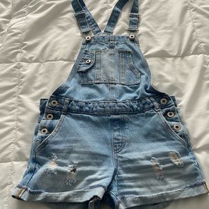 Girls short overalls